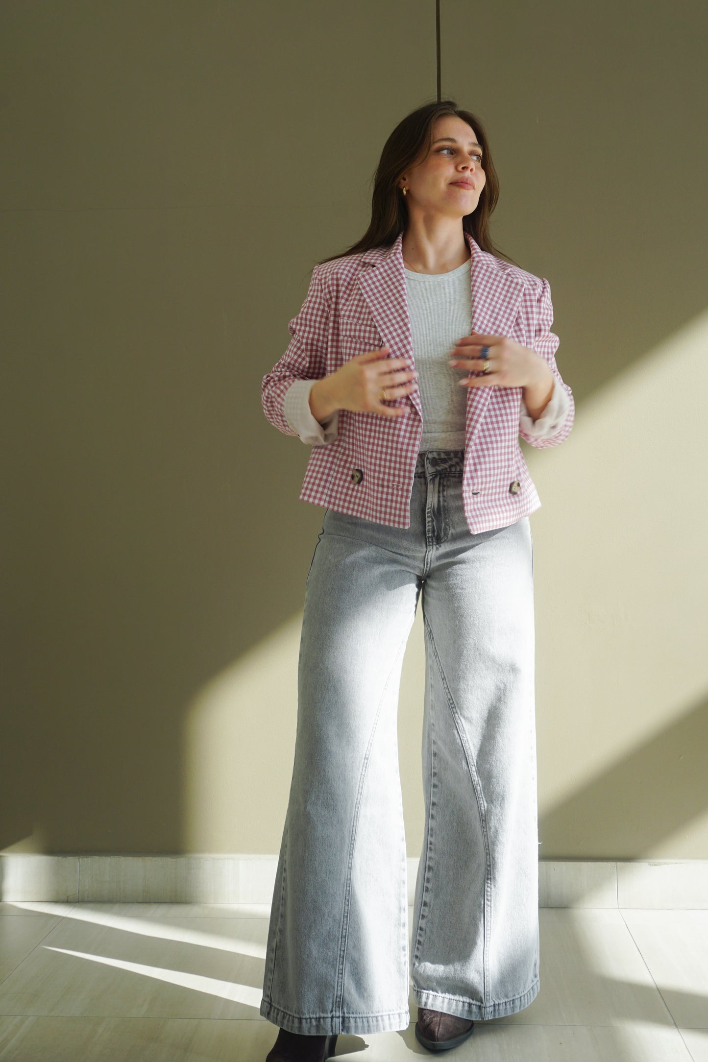JEANS COLOMBA GRIS