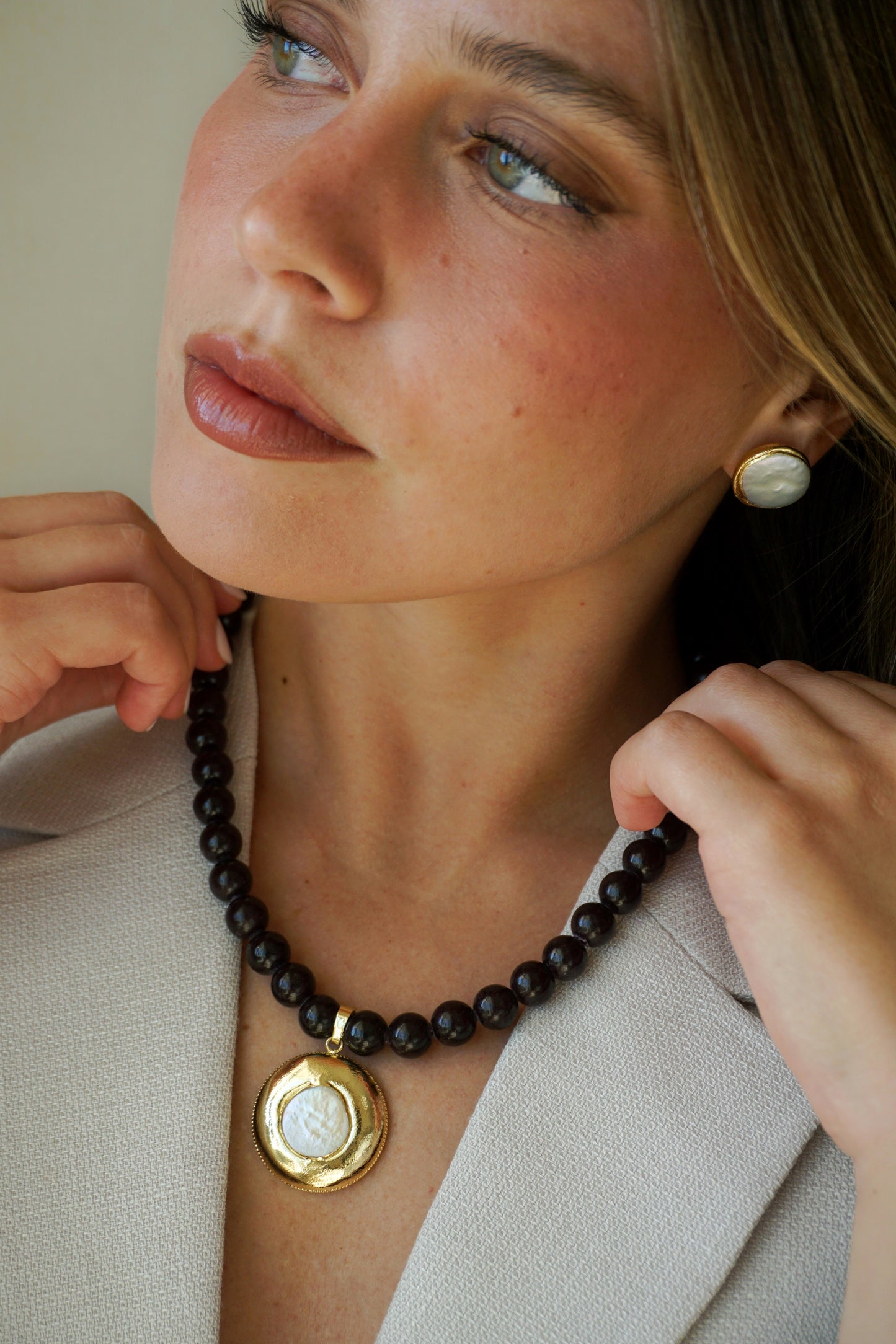 COLLAR ÁGATA CAFÉ ESPRESSO