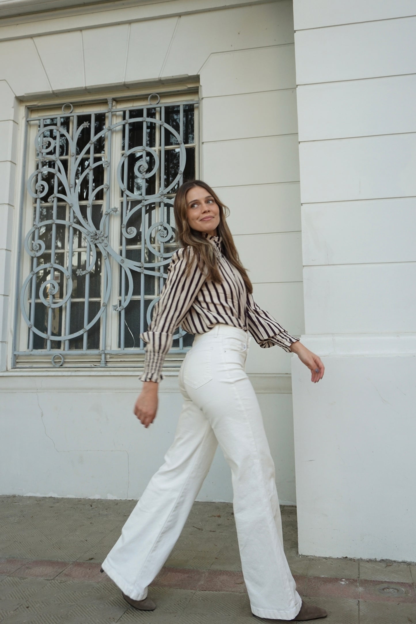 JEANS TRENTO BLANCO