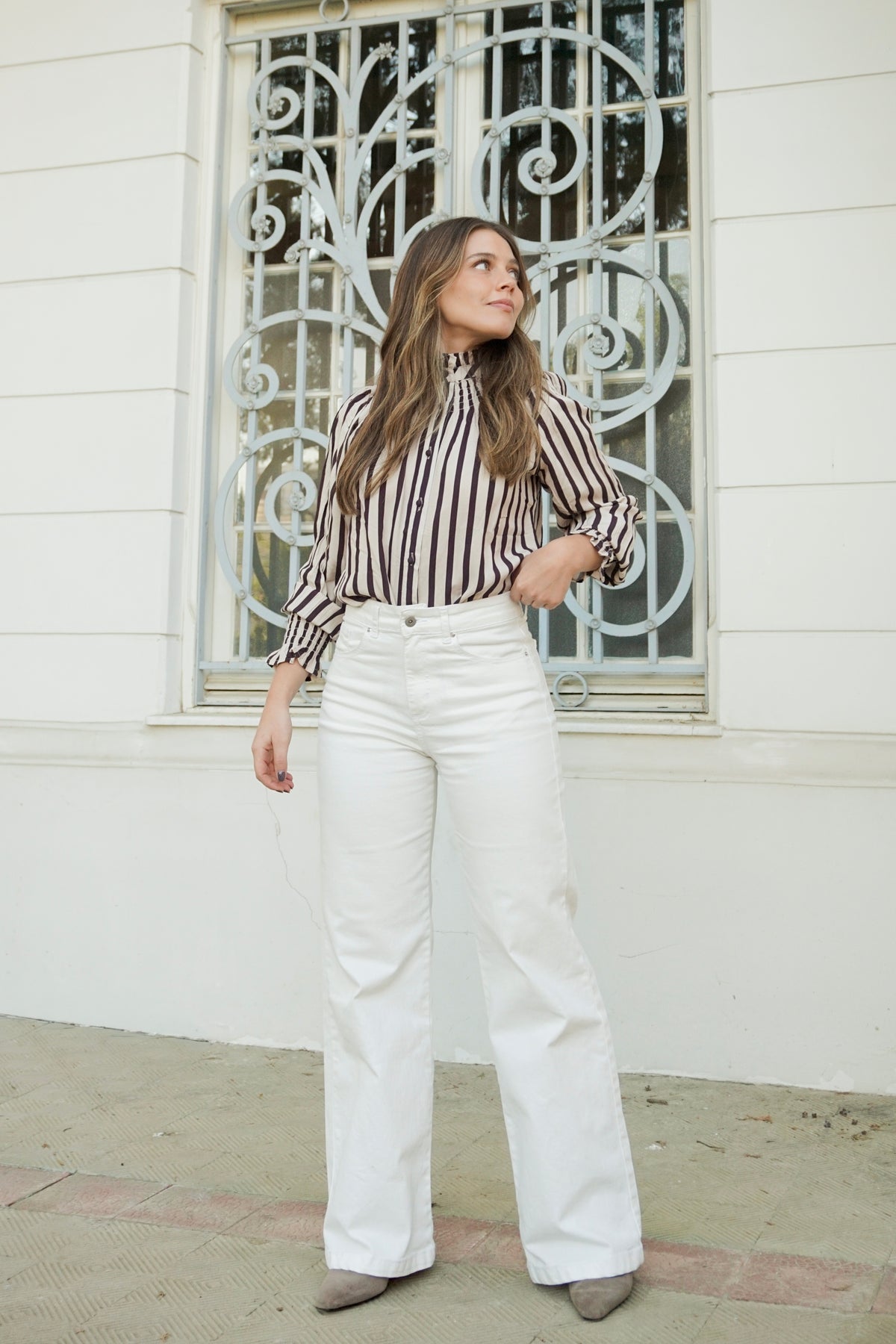 JEANS TRENTO BLANCO