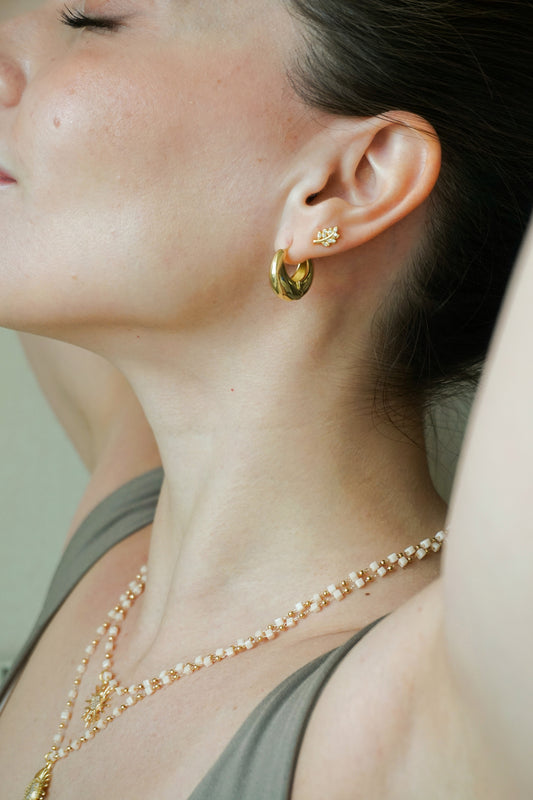 AROS PIERCING HOJA