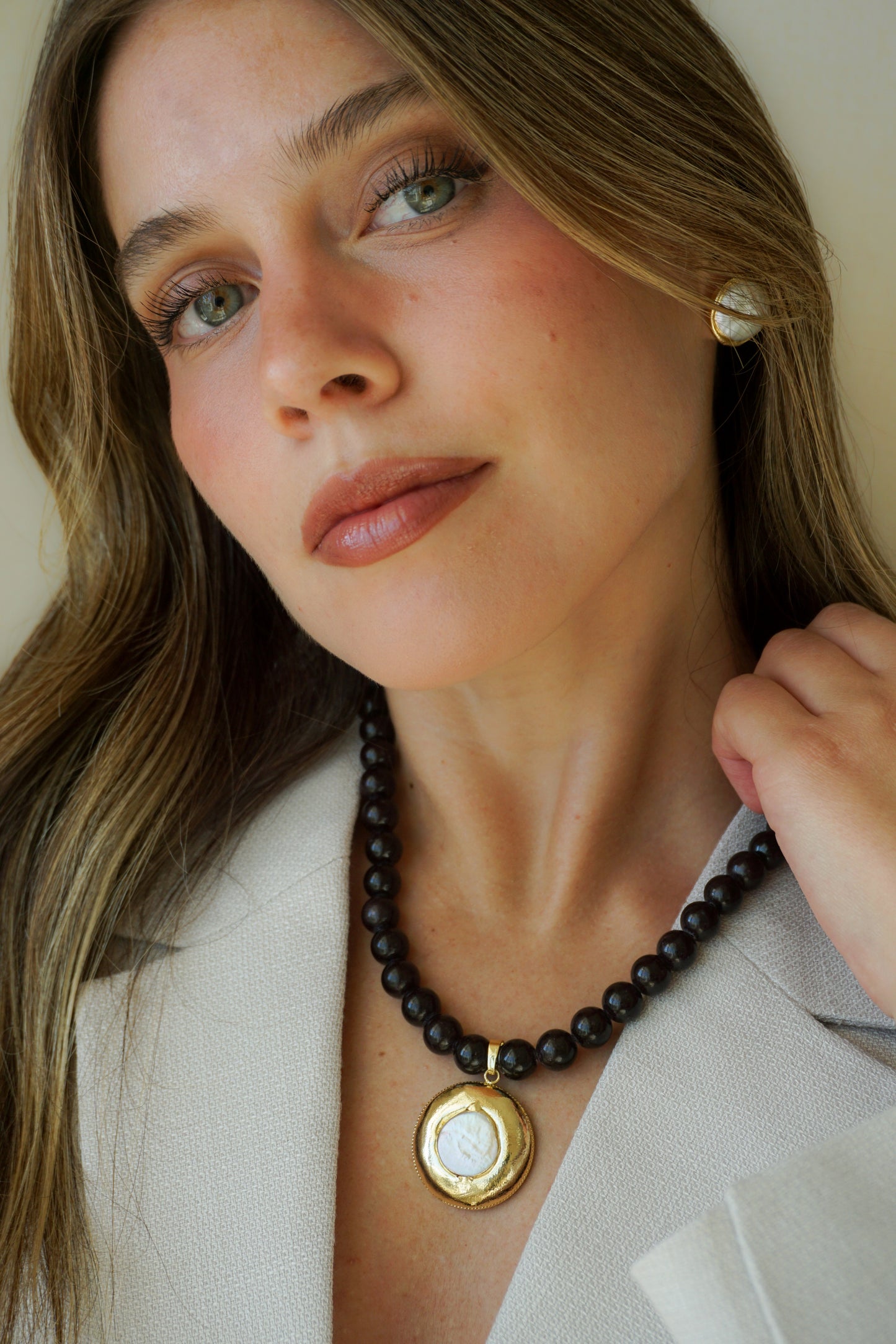 COLLAR ÁGATA CAFÉ ESPRESSO