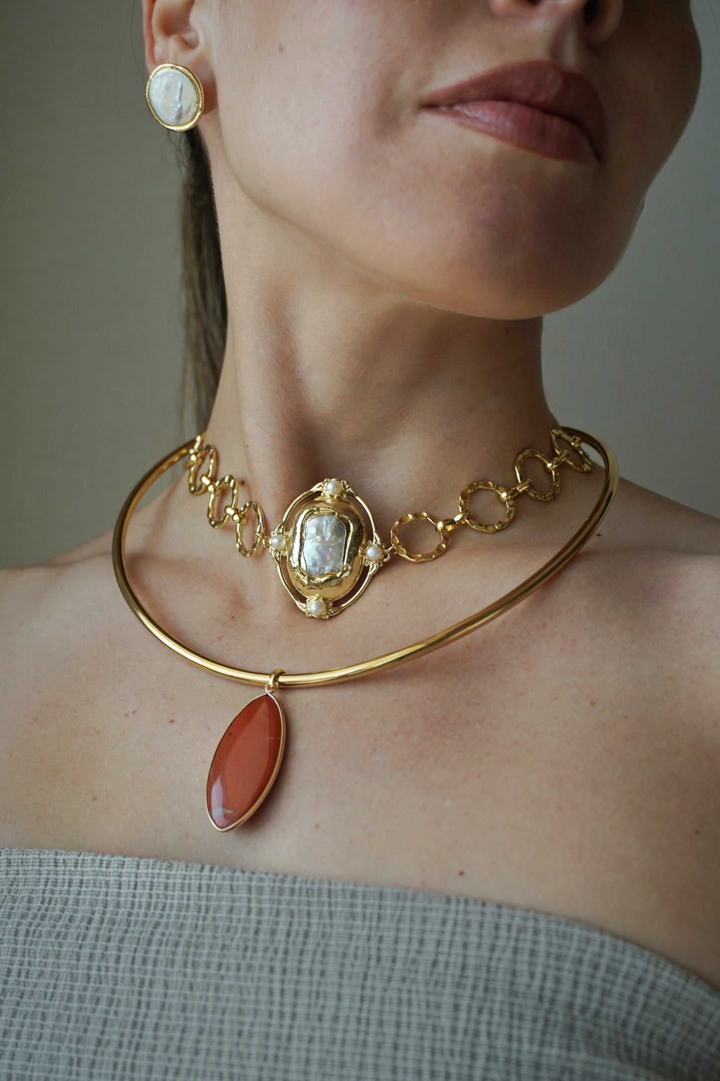 COLLAR CORNALINA