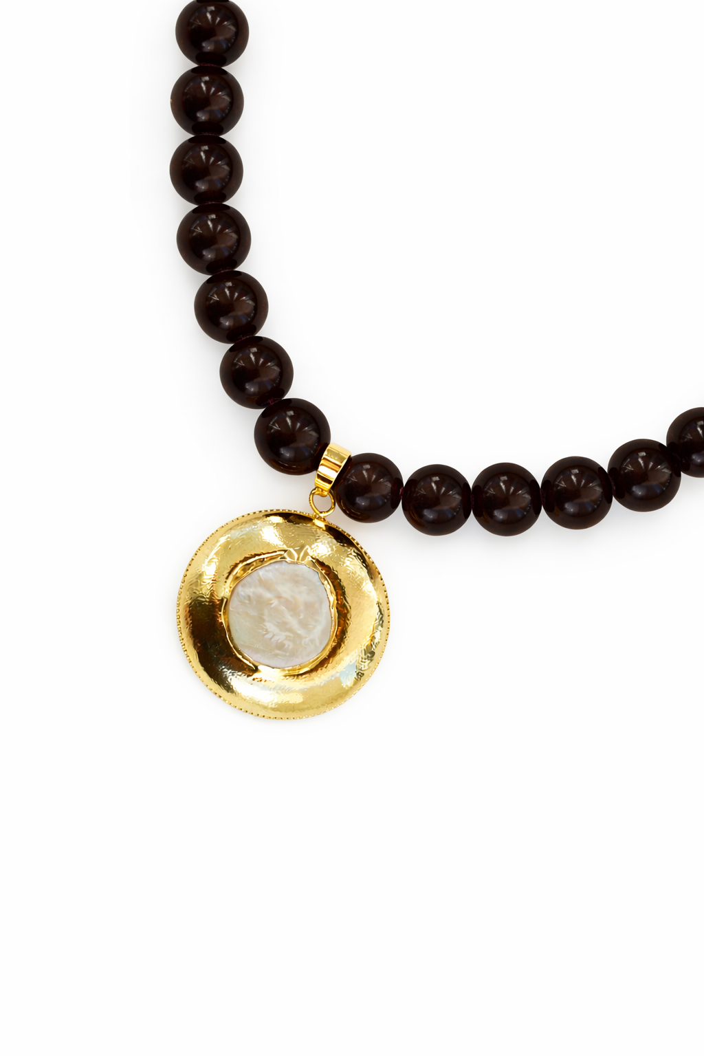 COLLAR ÁGATA CAFÉ ESPRESSO