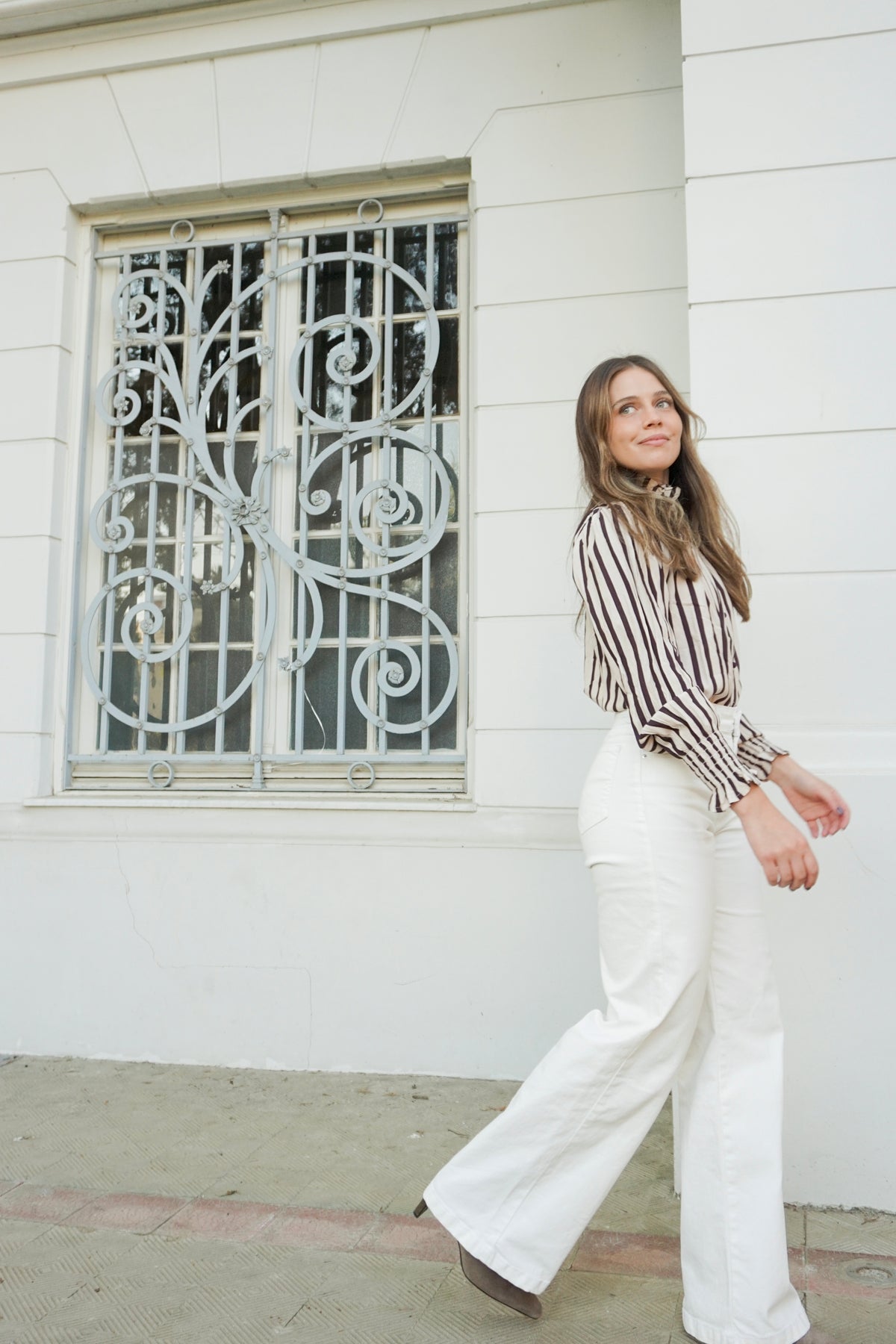 JEANS TRENTO BLANCO