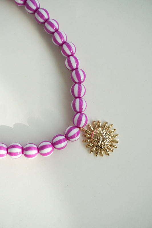 COLLAR SOL MAGENTA